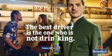 HEINEKEN® LAUNCH NEW GLOBAL ‘WHEN YOU DRIVE, NEVER DRINK’ CREATIVE CAMPAIGN, ‘THE BEST DRIVER’, FEATURING F1® WORLD CHAMPION AND HEINEKEN® 0.0 AMBASSADOR, MAX VERSTAPPEN
